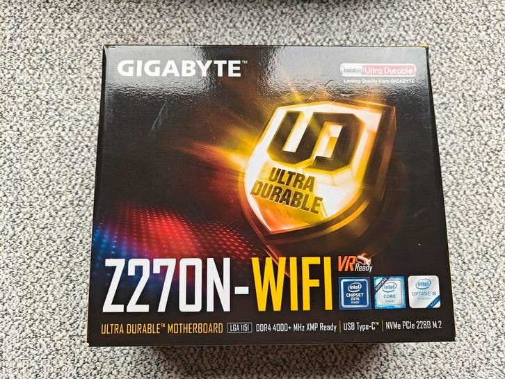 GIGABYTE GA-Z270N-WIFI, Computers en Software, Moederborden, Gebruikt, Intel, DDR4, Ophalen