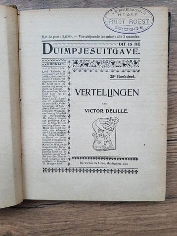 Duimpjesuitgave nr 25 - Victor Delille - Vertellingen  beschikbaar voor biedingen