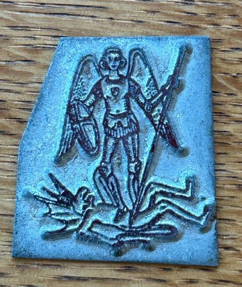 Cliché, wapen/blazon van Brussel / St. Michel-Sint Michaël, Verzamelen, Overige Verzamelen, Gebruikt, Ophalen of Verzenden