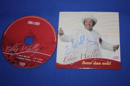 Gesigneerde Eddy Wally ( CD single ) beter dan ooit !, Cd's en Dvd's, Cd's | Nederlandstalig, Gebruikt, Levenslied of Smartlap