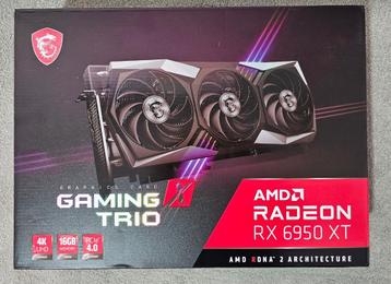 MSI Radeon RX 6950 XT GAMING X TRIO 16GB AMD, Enlèvement, Comme neuf, AMD