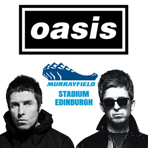 Ticket oasis - Edinbrugh 12/08 - Concert maatje gezocht, Tickets en Kaartjes, Concerten | Pop, Eén persoon, Augustus