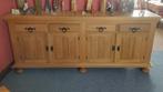 9pieces: Table +6chaises +buffet +dressoir en chêne durable, Maison & Meubles, Salles à manger complètes, Enlèvement, Utilisé