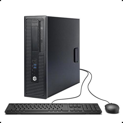 PC HP Pro 3500 Micro Tower Windows 11 + écran HP 20 pouces, Computers en Software, Desktop Pc's, Zo goed als nieuw, 3 tot 4 Ghz