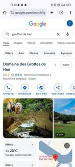 Tickets grottes de Han et parc animalier, Tickets en Kaartjes