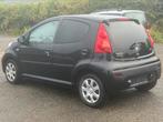 Peugeot 107 1.0i, Auto's, Voorwielaandrijving, Stof, Zwart, Zwart