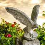 Vintage betonnen beeld / vogel in steen / tuinbeeld, Ophalen of Verzenden, Steen