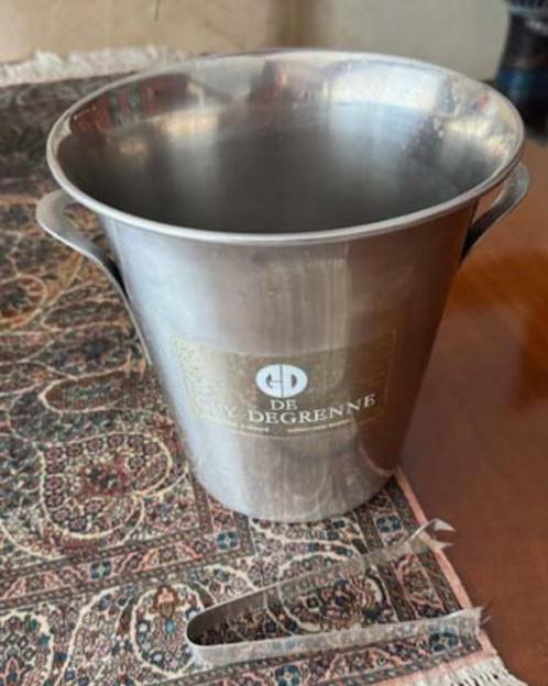 Champagne-wijnkoeler Guy Degrenne + ijs tang  - nieuw staat, Zakelijke goederen, Horeca | Overige, Ophalen of Verzenden