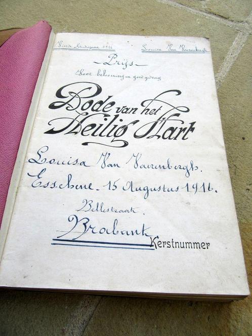 Oud boek, 1913, Bode van het Heilig Hart, Kerstnummer, Antiquités & Art, Antiquités | Livres & Manuscrits, Enlèvement ou Envoi