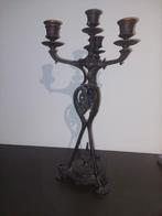 Gietijzeren kandelaar, Antiek en Kunst, Verzenden