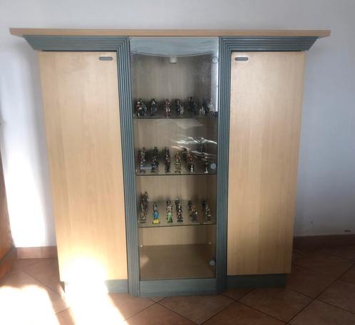 Vaisselier, vitrine, Huis en Inrichting, Kasten | Roldeurkasten en Archiefkasten, Gebruikt, Glas, Ophalen