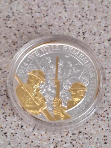 Herdenking WO I 2018 Slag aan  de Somme Proof  beschikbaar voor biedingen