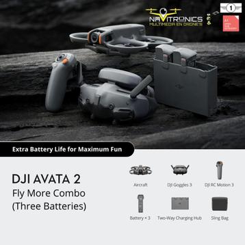 DJI AVATA 2 Fly More Combo (C1) beschikbaar voor biedingen