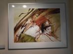 Zeefdruk op émailstaal - Koos van leeuwen, Antiek en Kunst, Ophalen