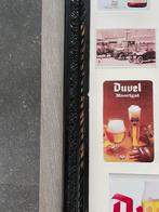 Kader duvel, Verzamelen, Biermerken, Ophalen, Gebruikt, Reclamebord, Plaat of Schild, Duvel