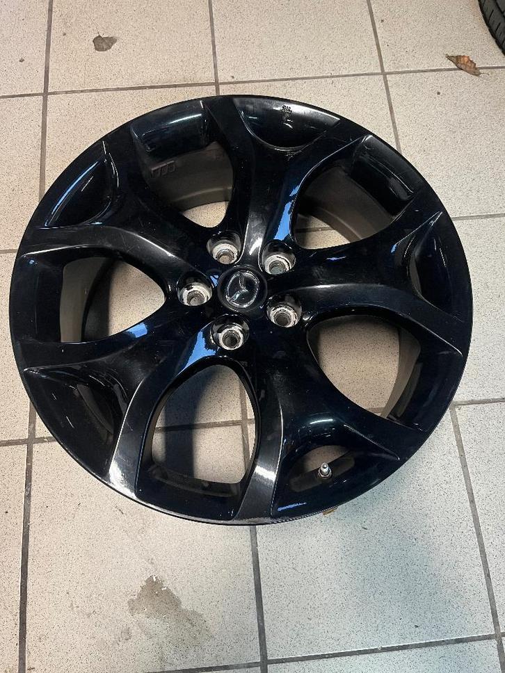 Originele alu Mazda CX7 velgen 19 inch, Auto-onderdelen, Banden en Velgen, Banden en Velgen, Zomerbanden, 19 inch, 235 mm, Personenwagen