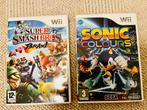 Vends Super Smash Bros Wii + Sonic Colours Wii, Games en Spelcomputers, Games | Nintendo Wii, Ophalen, Gebruikt