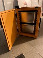 ISO box met bakken, Ophalen