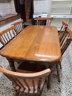 Table rustique avec chaises, Maison & Meubles, Enlèvement