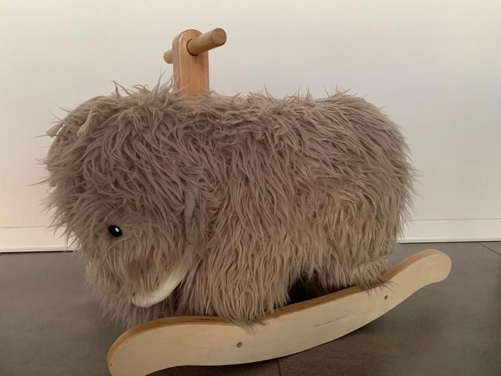 Kids Concept Mammoet Schommeldier, Kinderen en Baby's, Speelgoed | Hobbelfiguren, Zo goed als nieuw, Ophalen
