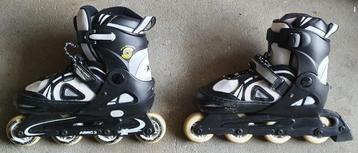 Rollers Xpulse PowerFlex FastGrip ABEC3, Rollers 4 roues en ligne, Enlèvement ou Envoi, Réglable, Utilisé