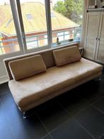 Zetelbed of slaapbank, Huis en Inrichting, Ophalen, Beige, Tweepersoons, 140 cm