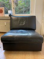 Fauteuil 1 place en cuir de vache noir Kivik Ikea, Maison & Meubles, Enlèvement, Comme neuf, Cuir
