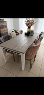 Eettafel Rivièra Maison in nieuwstaat GOED BOD= WEG👍🥳, Huis en Inrichting, Ophalen, Metaal, 200 cm of meer, 50 tot 100 cm