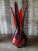 vaas gekleurd glas murano stijl, Ophalen, Zo goed als nieuw, Glas, Minder dan 50 cm