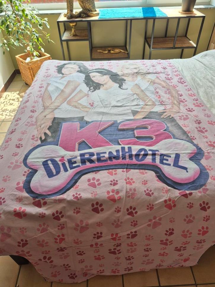 Dekbedovertrek met sloop van K3, Huis en Inrichting, Slaapkamer | Beddengoed, Gebruikt, Dekbedovertrek, Ophalen of Verzenden