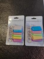 Nieuwe sleutelhangers met naamkaartjes, Ophalen of Verzenden, Nieuw
