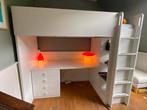Lit Småstad avec bureau et armoire intégrés (IKEA), Comme neuf