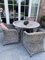 Tafel met rotan stoelen, Ophalen, Gebruikt, Rotan, Tuinset
