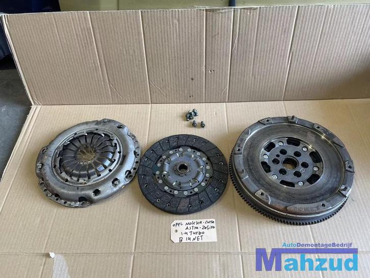 OPEL B14NET A14NET D14NET DRUKGROEP dubbele massa vliegwiel, Auto-onderdelen, Transmissie en Toebehoren, Opel, Gebruikt