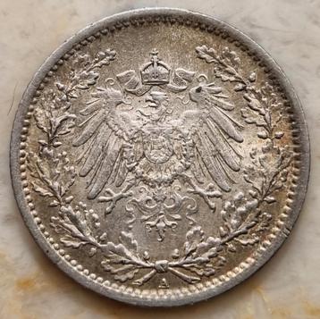 ½ Mark 1911 A Duitsland / Mooie kwaliteit  beschikbaar voor biedingen