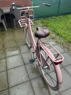 Damesfiets roos, Ophalen