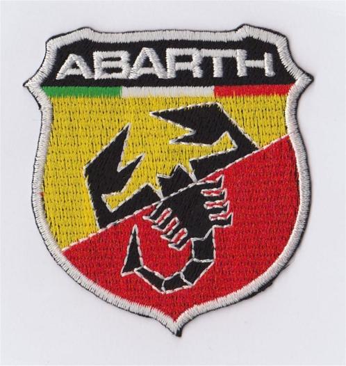 Fiat Abarth stoffen opstrijk patch embleem #2, Verzamelen, Automerken, Motoren en Formule 1, Nieuw, Verzenden