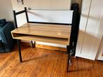 Designbureau van hout en metaal, Ophalen, Zo goed als nieuw, Bureau