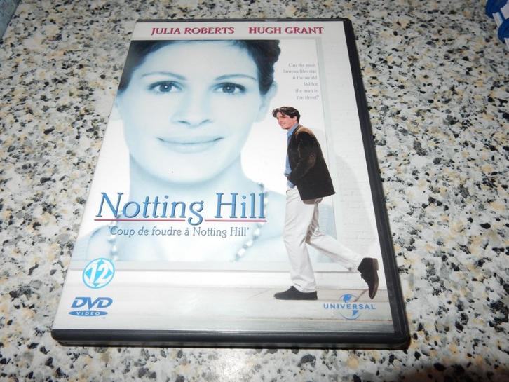 nr.1690 - Dvd: notting hill - komedie, CD & DVD, DVD | Comédie, Comme neuf, Comédie romantique, À partir de 12 ans, Enlèvement ou Envoi