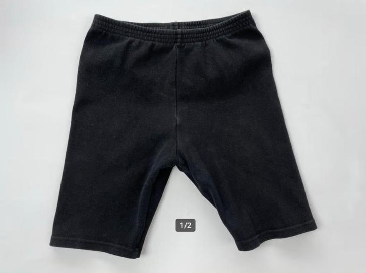 turnshort maat 152, Sport en Fitness, Turnen, Gebruikt, Turnbroekje, Kindermaat 146 t/m 176, Zwart, Ophalen of Verzenden