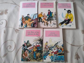 Set van 5 boeken The Club of Five - Roze bibliotheek  beschikbaar voor biedingen