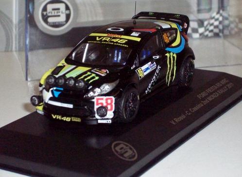 IXO/T9 1/43 FORD FIESTA RS #46 VALENTINO ROSSI/C. CASSINA 2, Hobby en Vrije tijd, Modelauto's | 1:43, Nieuw, Auto, Overige merken