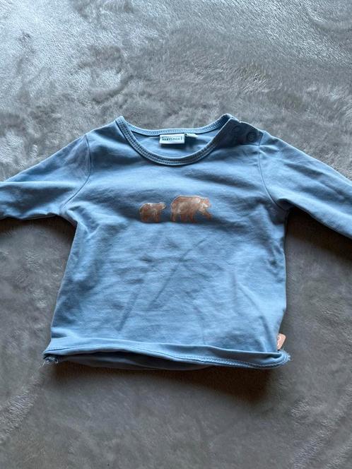 Babylook T-shirt blauw met print maat 62 – goede staat, Kinderen en Baby's, Babykleding | Maat 62, Zo goed als nieuw, Ophalen