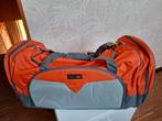 Oranje/grijze reis-, weekend-, sporttas 68x26x 31, Handtassen en Accessoires, Tassen | Reistassen en Weekendtassen, Ophalen of Verzenden