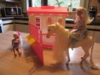 Barby Amazone met paard, Kinderen en Baby's, Ophalen, Gebruikt, Barbie