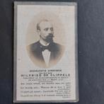 Oud bidprentje geneesheer Gavere 1874-1916, Verzamelen, Bidprentjes en Rouwkaarten, Ophalen of Verzenden, Bidprentje