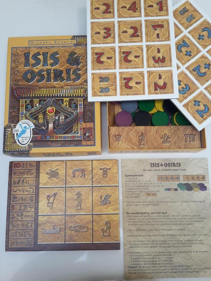 Nieuw spel Isis & Osiris, 2-4 sp., M. Schacht, + gratis demo, Hobby en Vrije tijd, Gezelschapsspellen | Bordspellen, Nieuw, Ophalen of Verzenden