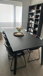 Uitrekbare eettafel tot 8-10 personen, Huis en Inrichting, Tafels | Eettafels, Ophalen, Gebruikt, Vijf personen of meer, 150 tot 200 cm