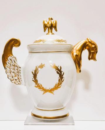  Empire Koffiekan /Theepot in Limoges porselein beschikbaar voor biedingen