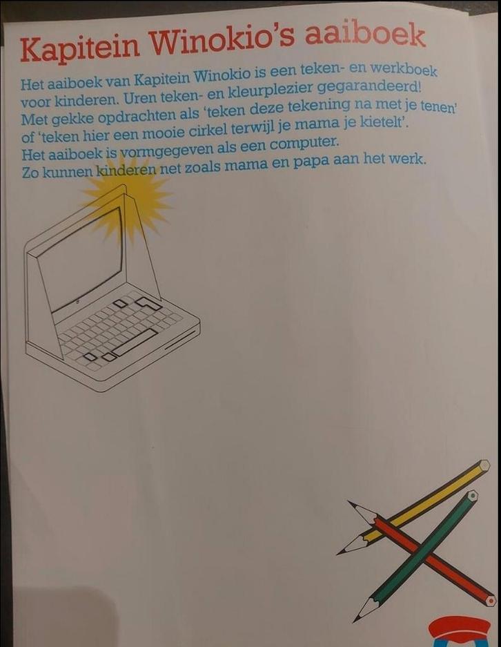 Kapitein Winokio's aaiboek - Creatief doeboek, Kinderen en Baby's, Speelgoed | Educatief en Creatief, Ophalen